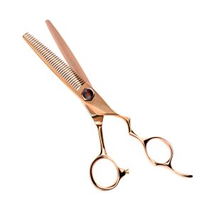 Above-ERGO-Rosegold-thinner 35T Rose Gold No-Line Blending Hair Cutting Shears – 6.0