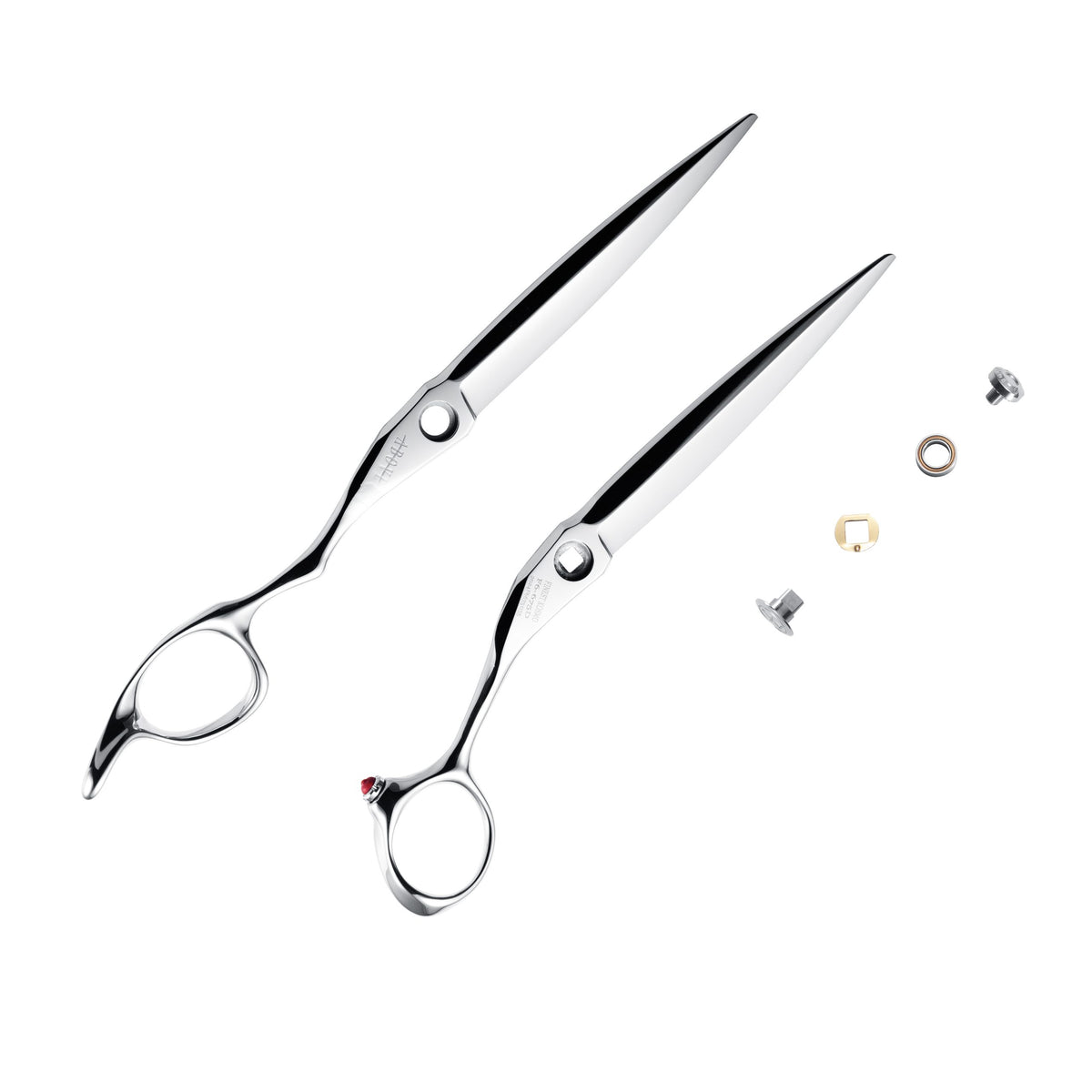 Above New Kosmo Finest D Hair Cutting Shear
